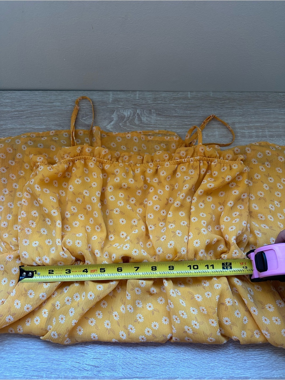 Liberty Love Yellow Daisy Tiered Sundress - Picture 9 of 10